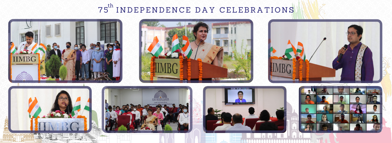 Independence Day celebration at IIM Bodh Gaya 2021
